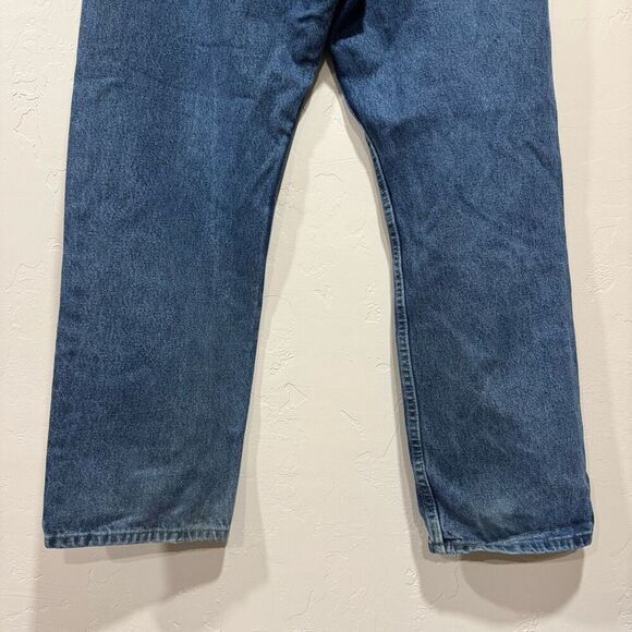 Wrangler Denim Blue Jeans 40 X 32 Relaxed Fit - Picture 7 of 8